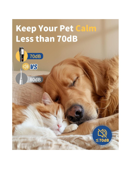 Cortadora de Perros TURN RAISE ZCC201 7200rpm Silenciosa