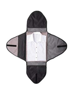 Carpeta de Empaque para Ropa de Viaje Negro 43x31 cm 2