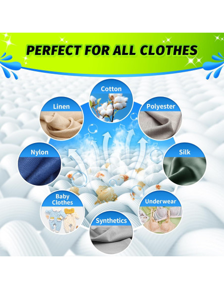 Hojas de Detergente para Ropa HOMERHYME - 100 Hojas Ecológicas