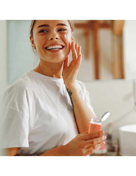 Juego de 4 Botellas de Viaje DEPOZA 97.2 ml Aprobadas por TSA