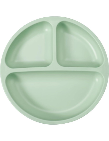 Conjunto de Alimentación PandaEar | 2 Platos y 2 Cucharas de Silicona