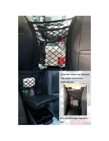 Organizador de Malla para Auto Pincuttee 30x30cm Negro