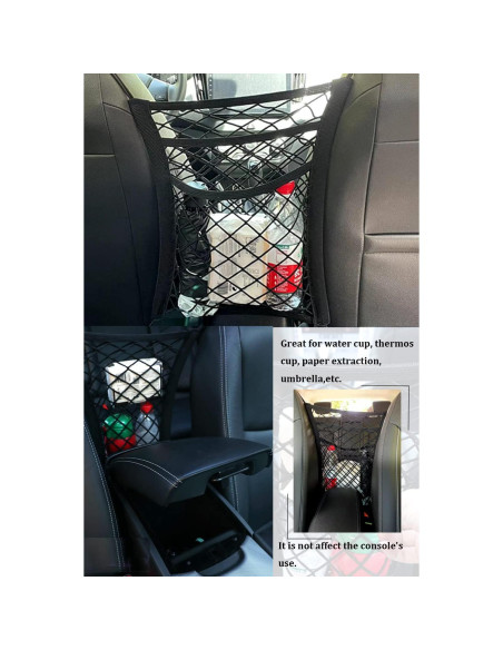 Organizador de Malla para Auto Pincuttee 30x30cm Negro Organizador de Malla para Auto Pincuttee 30x30cm Negro