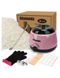 Kit de Hacer Velas Adamonda para Principiantes - 0.91kg Cera Soja