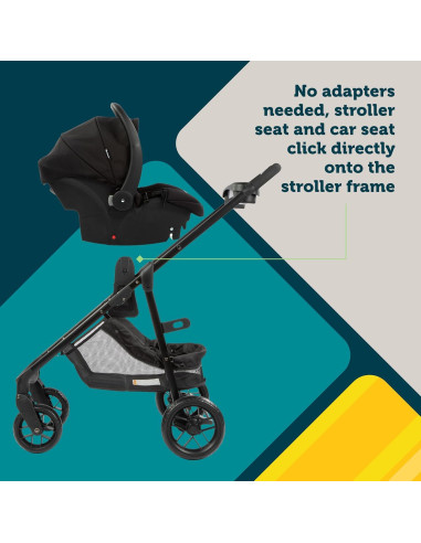 Sistema de Viaje Safety 1st Grow and Go Flex 8-en-1, Carriola y Asiento de Auto