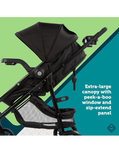 Sistema de Viaje Safety 1st Grow and Go Flex 8-en-1, Carriola y Asiento de Auto