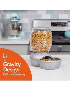 Alimentador de Gravedad Petmate Replendish 2,27 kg Azul 2