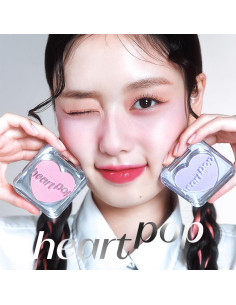 Rubor ETUDE Corazón Pop Nieve Lavanda 5.67 g Acabado Brillante 2