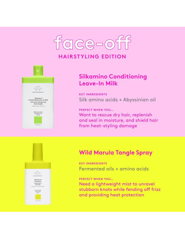 Spray Desenredante Drunk Elephant Wild Marula 120 ml - Protector Térmico