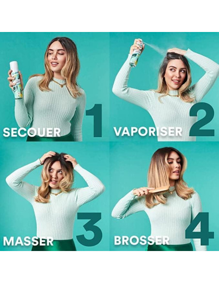 Champú Seco Batiste 190 g Rubor - Paquete de 3