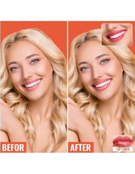 Tinte de Labios Peel Off 2pcs - Larga Duración Nude y Malva