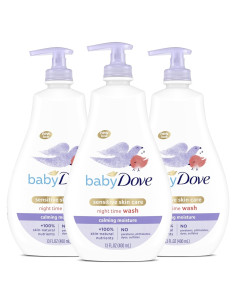 Baby Dove Lavado Nocturno Calmante 3x400ml Piel Sensible