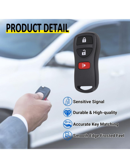 Llave Remota Entrada Sin Llave Vurkcy para Nissan 2003-2016