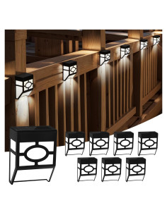 Luces Solares Otdair LED para Exteriores, 8 Piezas Multicolor