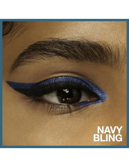 Delineador afilable Maybelline Tattoo Studio Navy Bling 1.13g