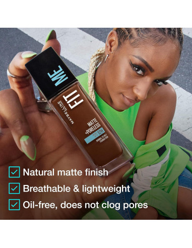 Maquillaje Líquido Maybelline Fit Me Mate Trufa 29.57 ml
