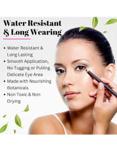 Lápiz Delineador Natural Fifth & Skin Negro Hipoalergénico 2