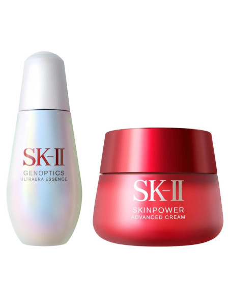 SK-II Dúo Radiancia y Firmeza - Suero GenOptics 50 ml + Hidratante SKINPOWER 80 ml