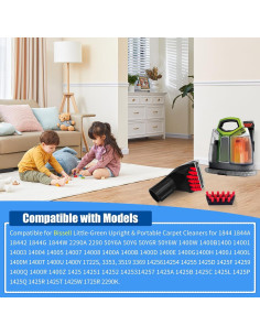 Cepillo de Manchas Difíciles Bissell 1400B - Repuesto 3" 2