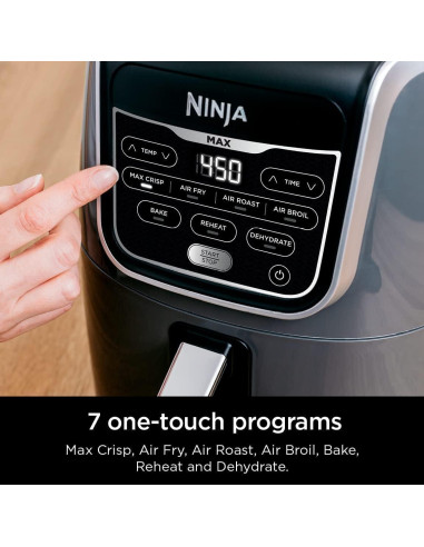 Freidora de Aire Ninja AF161, 5.5L, Gris Renovado