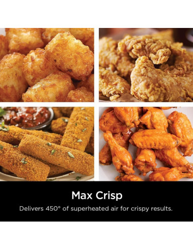 Freidora de Aire Ninja AF161, 5.5L, Gris Renovado