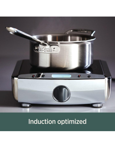 Cacerola de Acero Inoxidable All-Clad D5 3 Litros Apta Horno