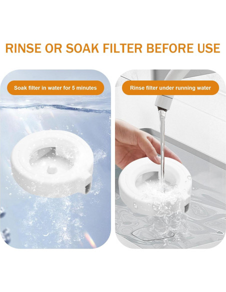 8 Filtros de Reemplazo Mestrol para Dispensador de Agua 3.6L-8L