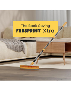 Escoba Reutilizable Uproot para Pelo de Mascota - Mango Ajustable 152 cm 2