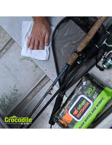 Toallitas de Limpieza para Exteriores Crocodile Cloth - 80 Unidades