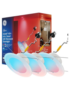 Luz LED Empotrada Inteligente Cync Reveal HD+ 3 Piezas