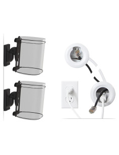 Soporte de Pared Sanus para Altavoces Sonos ONE y Play con Gestión de Cables