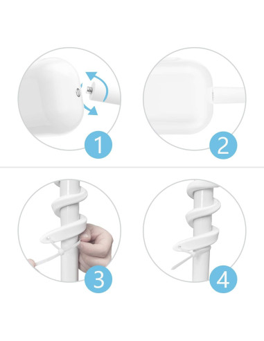Soporte flexible para cámara de seguridad HOLACA - 2 unidades