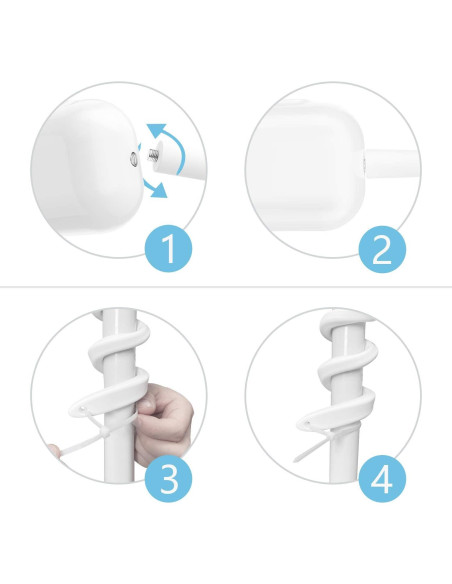 Soporte flexible para cámara de seguridad HOLACA - 2 unidades