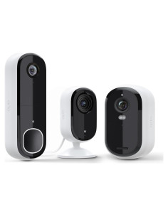 Paquete de Seguridad Arlo Esencial 2K | 3 Cámaras Interior y Exterior