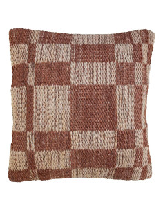 Cojín Decorativo Cuadrado Creative Co-Op 50.8cm Yute Algodón
