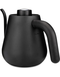 Hervidor de café y té Soma de acero inoxidable 1L negro 2