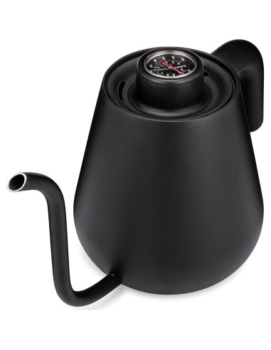 Hervidor de café y té Soma de acero inoxidable 1L negro