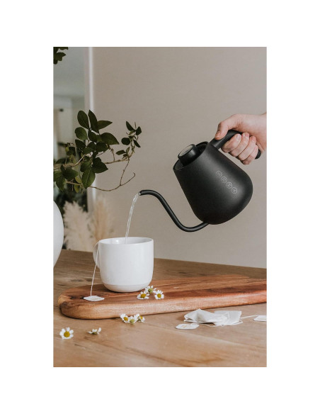 Hervidor de café y té Soma de acero inoxidable 1L negro