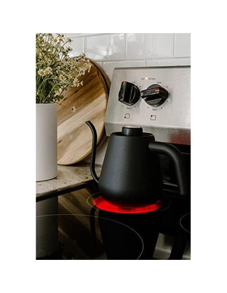 Hervidor de café y té Soma de acero inoxidable 1L negro