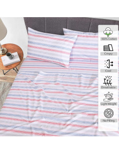 Juego de Sábanas King RUVANTI 100% Algodón Percale 4 Piezas 2