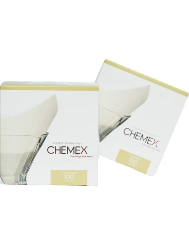 Filtro Chemex Cuadrado 200 unidades - Papel Premium