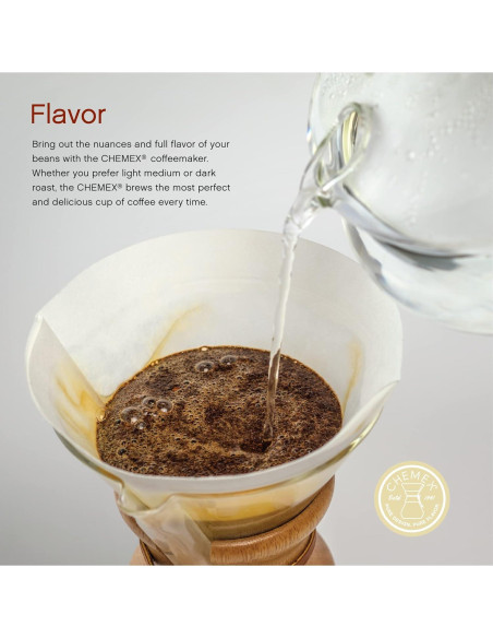 Filtro Chemex Cuadrado 200 unidades - Papel Premium