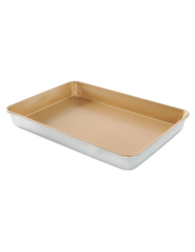 Bandeja para Pastel Alta de Aluminio Antiadherente Nordic Ware 45.7x33cm