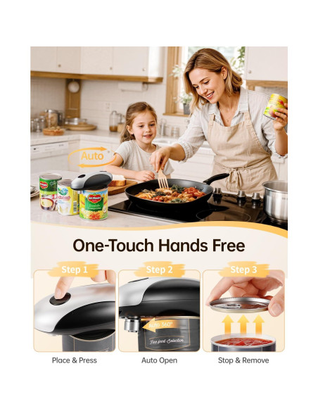 Abrelatas Eléctrico Recargable HouseSapp - Automático 3W