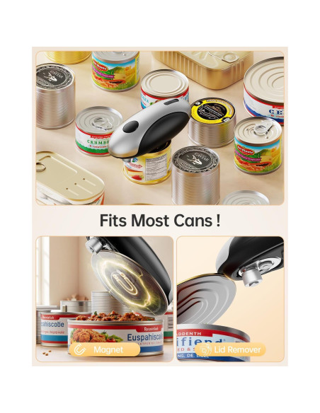 Abrelatas Eléctrico Recargable HouseSapp - Automático 3W