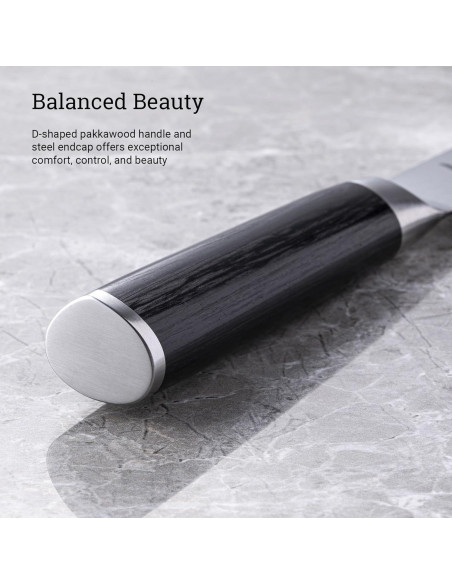 Cuchillo Santoku Shun Classic 30.5 cm Muesca VG-MAX Damasco