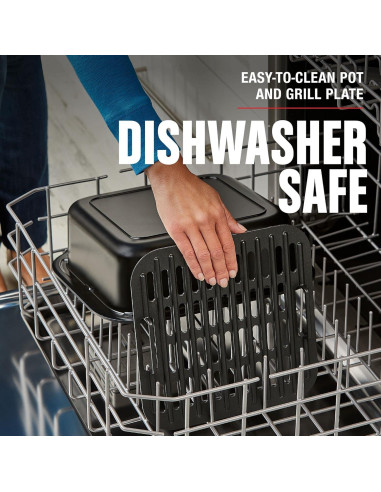 Parrilla Eléctrica George Foreman Beyond Grill 7-en-1 Negra