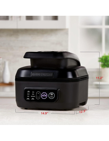 Parrilla Eléctrica George Foreman Beyond Grill 7-en-1 Negra