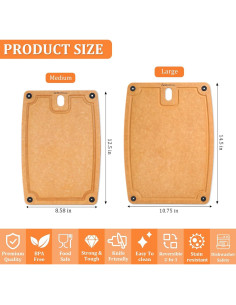 Set de 2 Tablas de Cortar Barenthal Doble Cara Antideslizantes 2