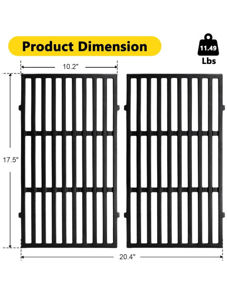 Kit de Reemplazo para Parrilla Weber Spirit 200 - Hipoilk